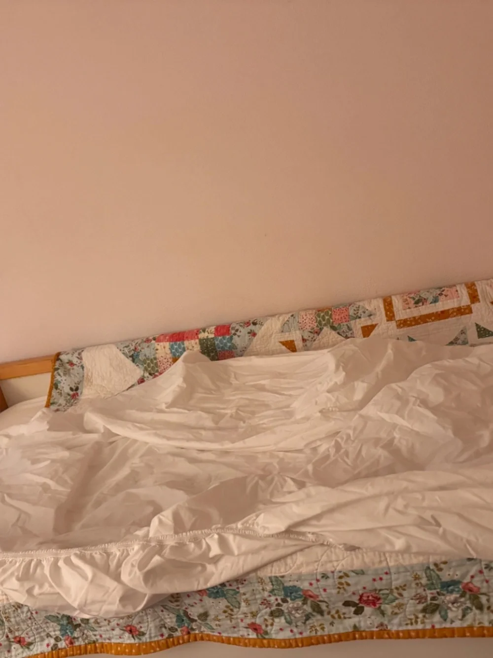 (2) L.L.Bean White Fitted Sheet bottoms only Crisp  white fitted sheets bottoms